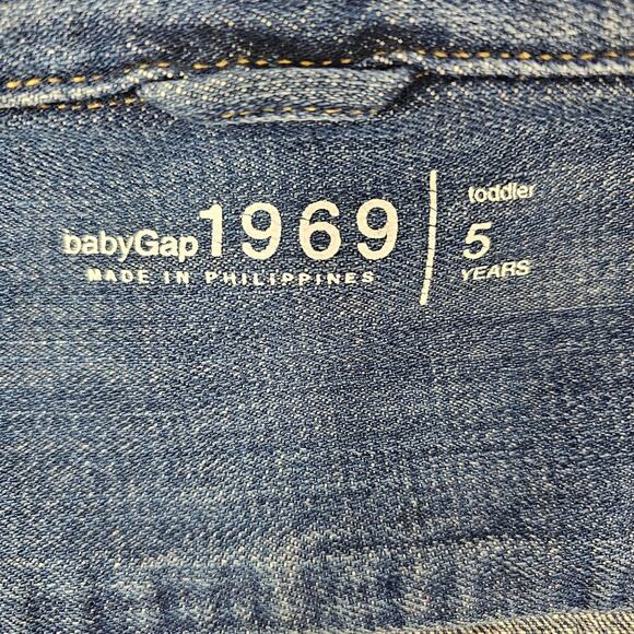 Baby Gap Blue Denim Jacket Toddler 5 Years - Picture 5 of 6